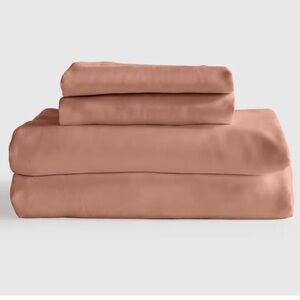 🌿NWT QUINCE Organic Bamboo Sheet Set Clay King 5164